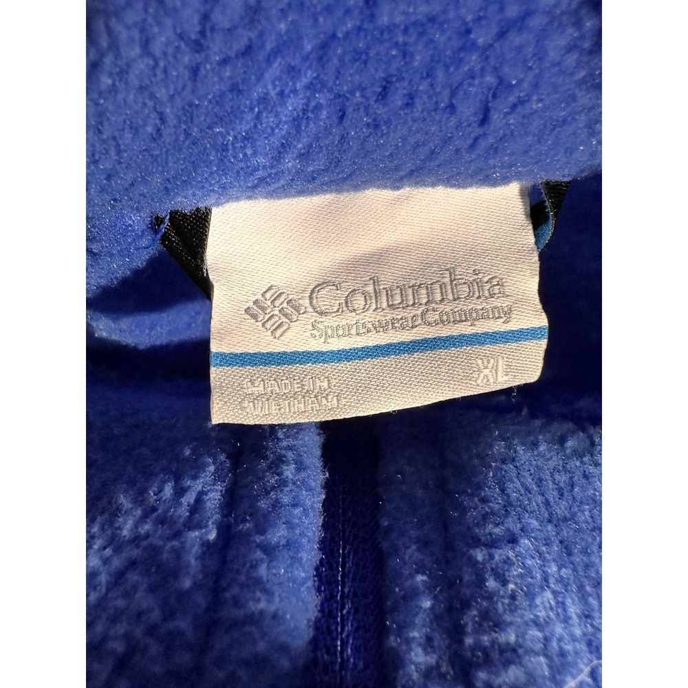 Columbia Florida Gators Fleece Jacket Mens XL Blue Full Zip Embroidered Logo - Picture 11 of 16